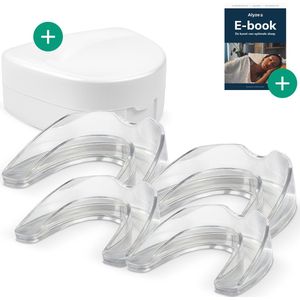 Alyze - Knarsbitje - 4 Pack - Tandenknarsen Bitje - Nachtbeugel - Gebitsbeschermer Volwassenen