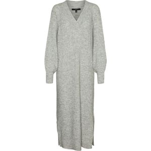 VERO MODA - VMPHILINE LS RIB V-NCK CALF DRESS GA BOO - Dames - Mini jurken