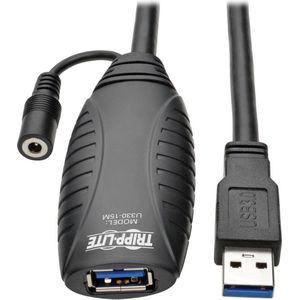 Tripp-Lite U330-15M USB 3.0 SuperSpeed Active Extension Repeater Cable (USB-A M/F), 15 m (49 ft.) TrippLite