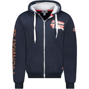 Gysuis Vest Met Capuchon En Rits Blauw Geographical Norway - XL