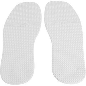 Rubberen Buitenzool voor Leren Schoenen - Antislip en Slijtvast (Wit)