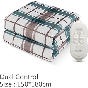T&L Store® Elektrische Deken - Ruit - Single Control - 220V - Thermische Verwarming - 3 Temperatuur Instellingen - 150x180cm