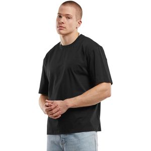 Build Your Brand Mannelijk T-shirt zonder kraag, zwart, M, zwart, M