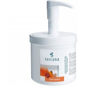 SAICARA FOOT REPAIR - 500ml - Voetcrème - Klovenzalf - Eeltcrème - Tegen droge voeten - Ruwe huid - Helpt bij kloven - Geschikt voor diabetici - Vrij van parabenen en kunstmatige kleurstoffen - Diepe hydratatie en herstel