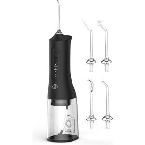 Equivera Waterflosser - Monddouche - Elektrisch Flosapperaat - Water Flosser - Waterflosser Draadloos - Water Flosser Draadloos - Draadloos en Oplaadbaar - Must have voor uw hygiëne!