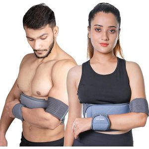 Elastische Schouder immobilisator Grijs Rechter arm immobilizer Size3