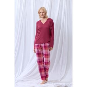 lords x lilies Dames pyjama wijnrood - maat M