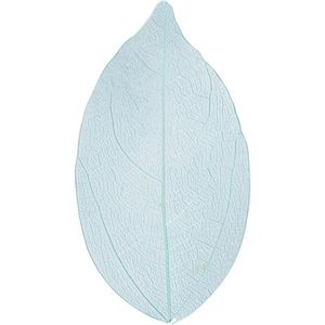 Skeleton leaves . L: 6-8 cm. lichtblauw. 20 stuk/ 1 doos