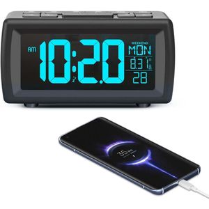 Klokradio - Zwart - Digitale Wekker - Wekkerradio