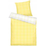 Tom Tailor - Dekbedovertrek - Geel Wit Ruit - 140x200 cm