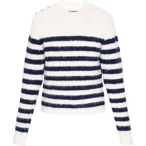 DreiMaster - Maritime Collection - Sweater - Regular Fit - Gestreept
