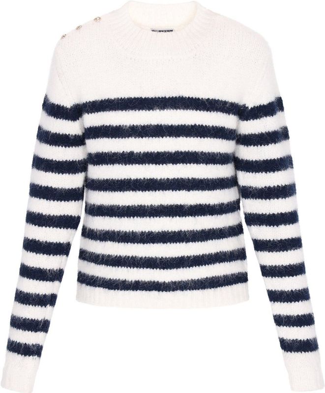 DreiMaster - Maritime Collection - Sweater - Regular Fit - Gestreept