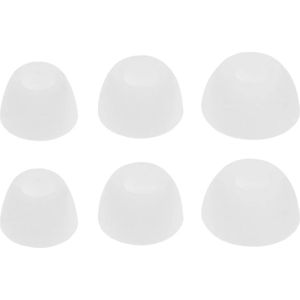 Ibley Siliconen oortips voor Samsung Galaxy Buds 2 Pro wit - Siliconen Earplug - S/M/L formaat - 3 paar - 3 maten