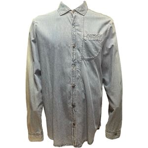 Cast Iron Overhemd - Blauw - Maat XXL