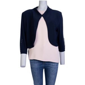 Joseph Ribkoff - Bolero - Blauw - 4XL (48)