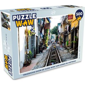 Puzzel Hanoi - Trein - Stad - Legpuzzel - Puzzel 500 stukjes