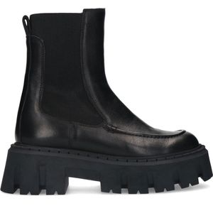 Sacha - Dames - Zwarte chunky chelsea boots - Maat 37