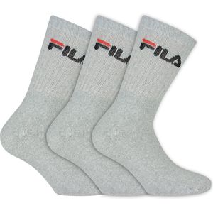 Fila - Tennis Socks 3-Pack - Grijze Sportsokken - 35-38 - Grijs