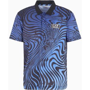 EA7 Emporio Armani - 6DPF03_PJPCZ - Poloshirt - Blauw
