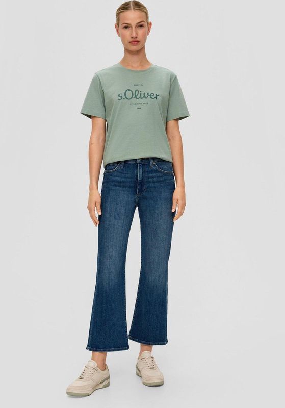 Jeans - Effen - Denim - Flared - High Waist