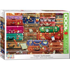 Eurographics puzzel Travel Suitcases - 1000 stukjes