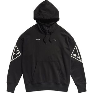 G-STAR Graphics Oversized Capuchon Heren - Dark Black - L