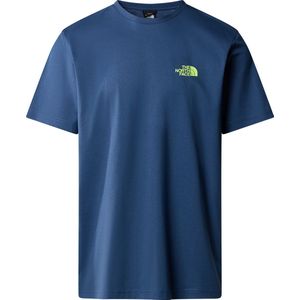 The North Face Biner Graphic 4 Heren Outdoorshirt - Shady Blue Maat S