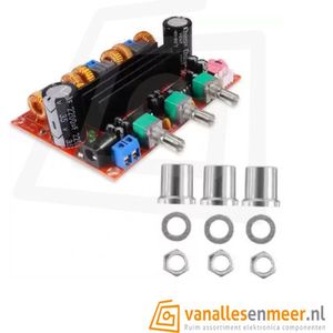 XH-M139 Versterker TPA3116D2 50Wx2 + 100W 2.1-kanaals digitale subwoofer 12-24V