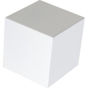 QAZQA cube - Design Wandlamp voor binnen - 1 lichts - D 135 mm - Wit - Woonkamer | Slaapkamer | Keuken