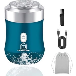 Elektrische Scheerapparaat voor Mannen - Mini Scheerapparaat voor Nat en Droog Gebruik, 30 Dagen Accuduur, Krachtig voor Gezicht, Borst en Benen