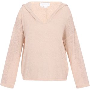 usha - WHITE LABEL - Trui - Nude - Knitwear - Lange Mouw