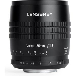Lensbaby - Velvet 85 - Lens - Zwart - Canon RF