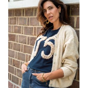 Je m'appelle Dames Vest - Beige - Maat S/M/L