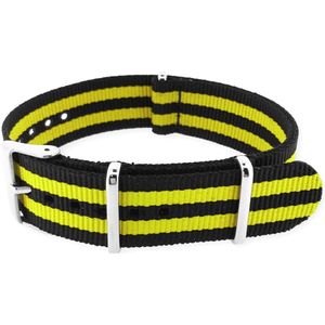 NATO Horlogeband G10 Military Nylon Strap - Original NATOS.com® - James Bond Geel 20mm