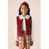 Sissy-Boy - Blouse - Wit - Kanten Kraag - Lange Pofmouwen