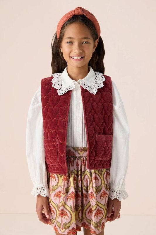 Sissy-Boy - Blouse - Wit - Kanten Kraag - Lange Pofmouwen