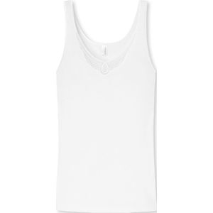 SCHIESSER selected! premium singlet (1-pack) - dames hemd wit - Maat: 50