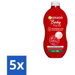 Garnier - Body - Bodylotion - Repair - Herstellend & Hydraterend - 400 ml - Bulkverpakking - 5 stuks