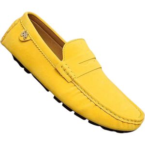Bovista Loafers Dames - Met Hak - Damesschoenen - Instappers - Geel - Maat 35.5