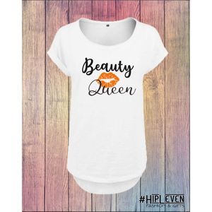 Shirt met lange rug ""Beauty Queen"" / 5 XL ( 52-54)