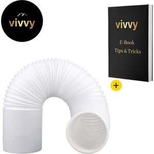 Afvoerslang Airco Verstelbaar - Luchtafvoerslang 2 In 1 - Afvoerslang Mobiele Airco - 100% Tevredenheidsgarantie - Versterkt Materiaal - 15 Cm - 2 Meter