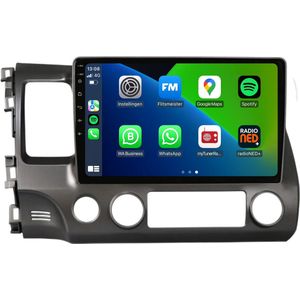 Honda Civic CarPlay Autoradio | Android 13 | 2007 t/m 2011