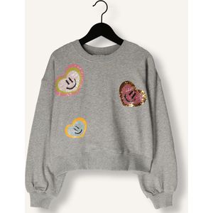 Molo Miki Truien & Vesten Meisjes - Sweater - Hoodie - Vest- Grijs - Maat 116