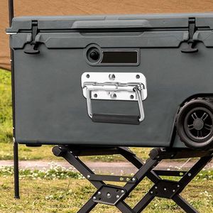 JGS Premium - Opvouwbare-handgrepen zilver metaal - handige koffer accessoires