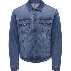 Only & Sons - MID. BLUE 4333 JACKET NOOS - Spijkerjack - Medium Blue