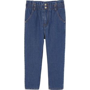Vertbaudet Paperbagjeans voor meisjes met fleece voering