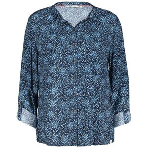 DIDI Dames Blouse Tyla Dark blue Fuji XS print maat 36