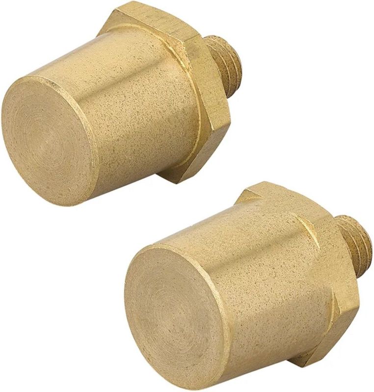 Accupolen Set - Messing - Schroefbaar M8 - Duurzaam - Corrosiebestendig