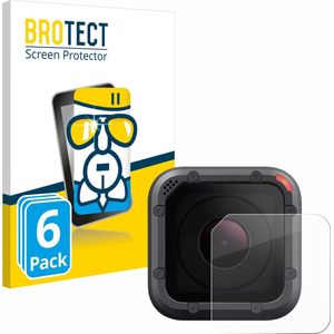 BROTECT - Screenprotector voor GoPro Hero 5 Session Lens (Behuizing) - Folie Beschermfolie Beschermglas transparant (6 Stuks)
