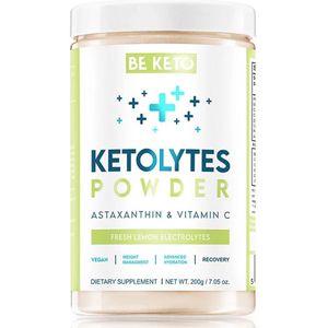Ketolytes - Electrolytes - Poeder - Frisse Citroen Smaak - 300g